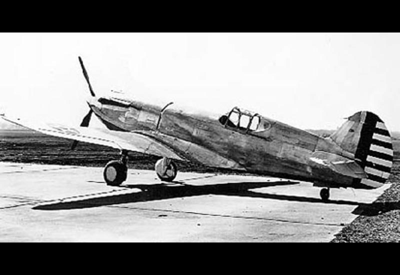 Image of the Curtiss XP-37 (Allison Hawk)