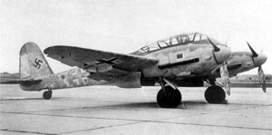 Image of the Messerschmitt Me 410 Hornisse (Hornet) 