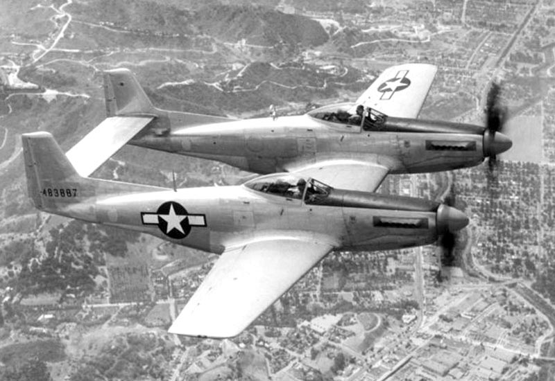 Image of the North American F-82 / P-82 Twin Mustang