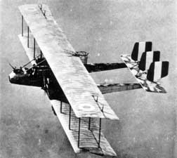 High-angled left side view of the Caproni Ca.1 heavy day bomber