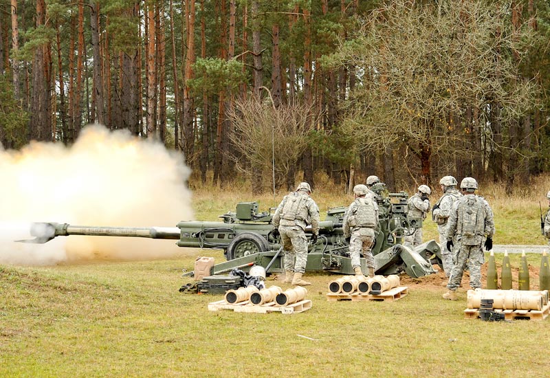 Image of the M777 UFH (Ultra-lightweight Field Howitzer)