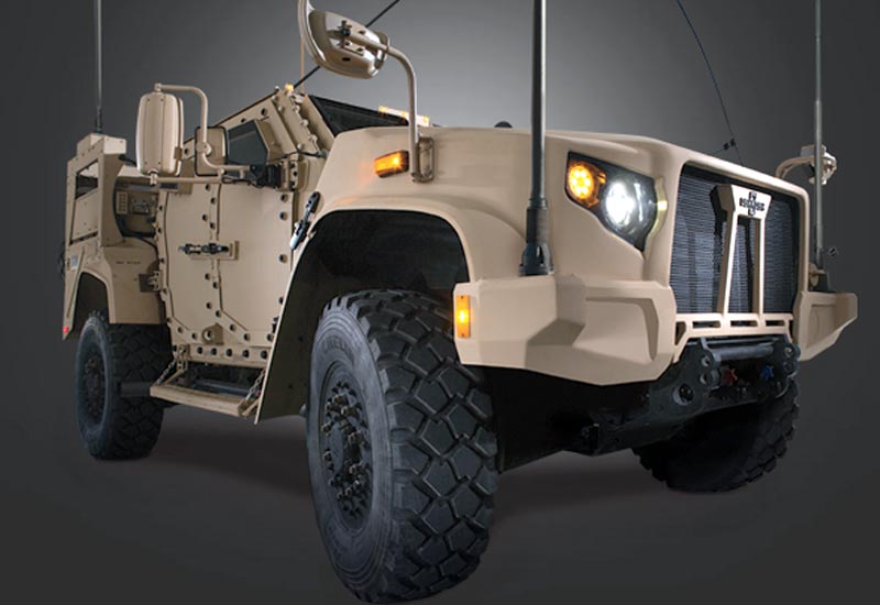 Image of the Oshkosh JLTV (Joint Light Tactical Vehicle)
