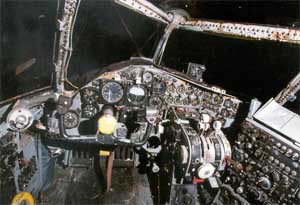 Cockpit picture of the Douglas B-66 / RB-66 Destroyer