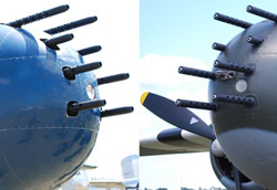 Compare two aircraft split image