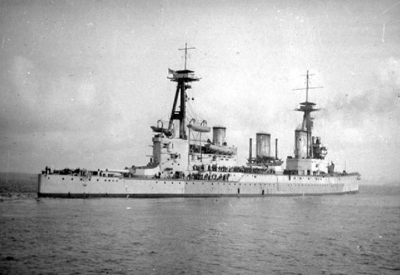 Image of the HMS Indefatigable