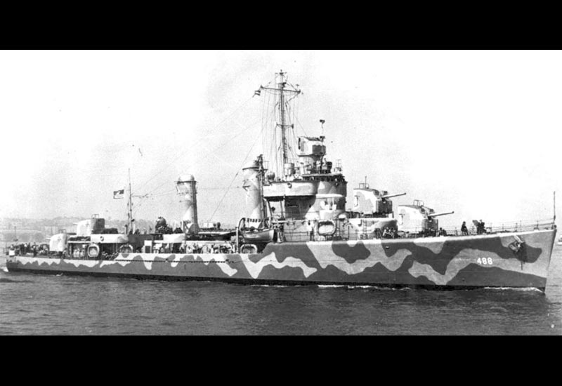 Image of the USS McCalla (DD-488)