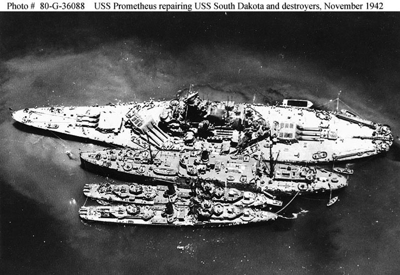 Image of the USS South Dakota (BB-57)