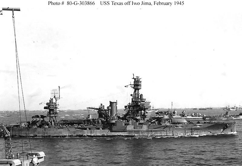 Image of the USS Texas (BB-35)