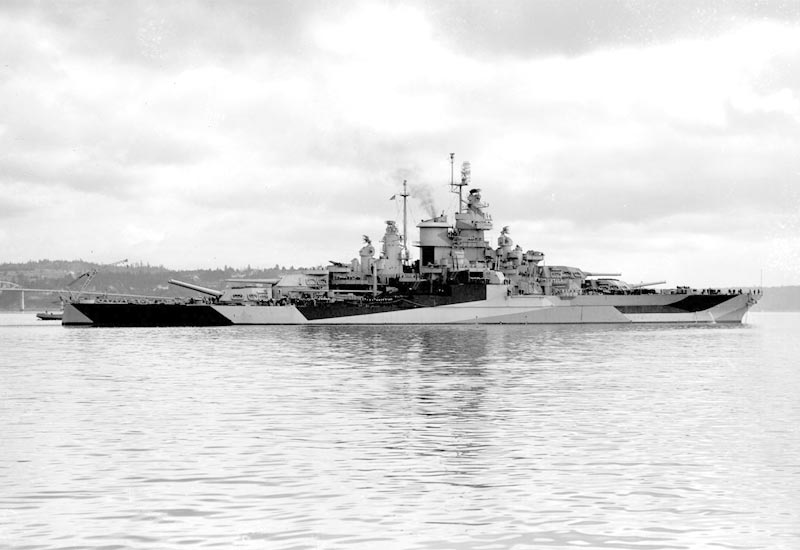 Image of the USS West Virginia (BB-48)