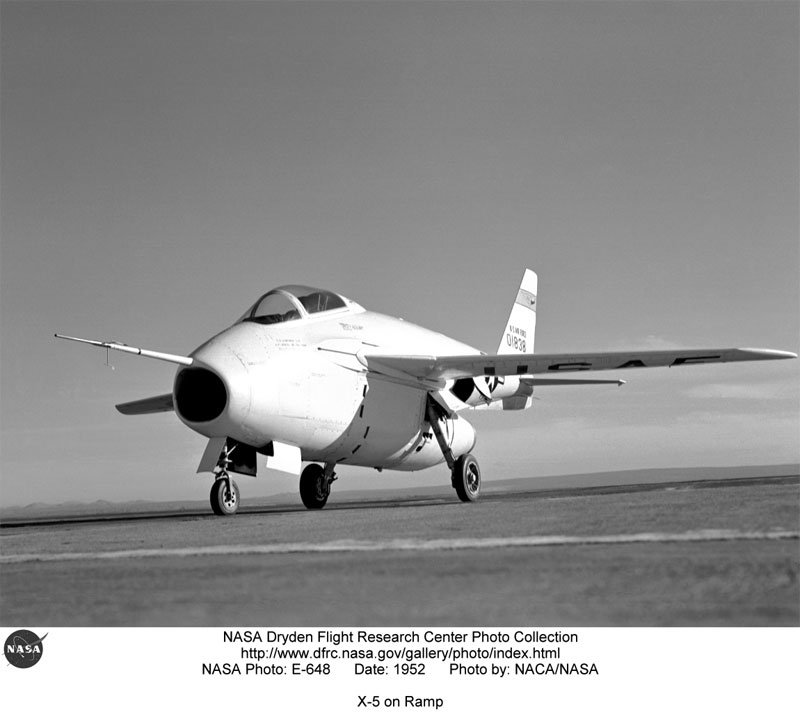 Image of the Bell X-5
