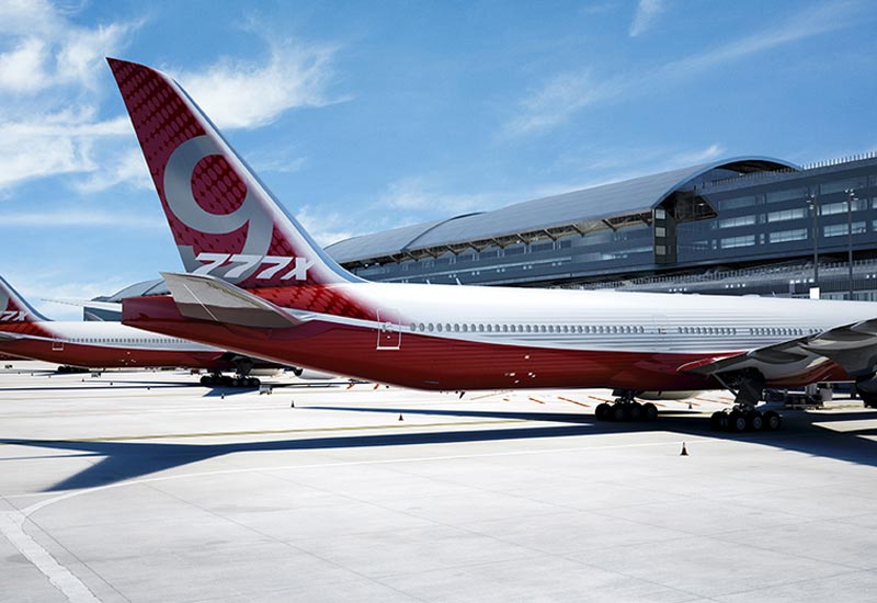 Image of the Boeing 777X