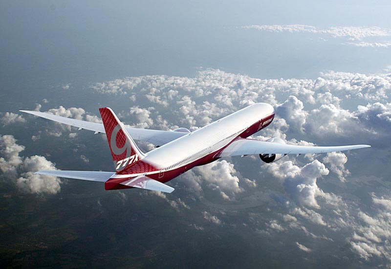 Image of the Boeing 777X