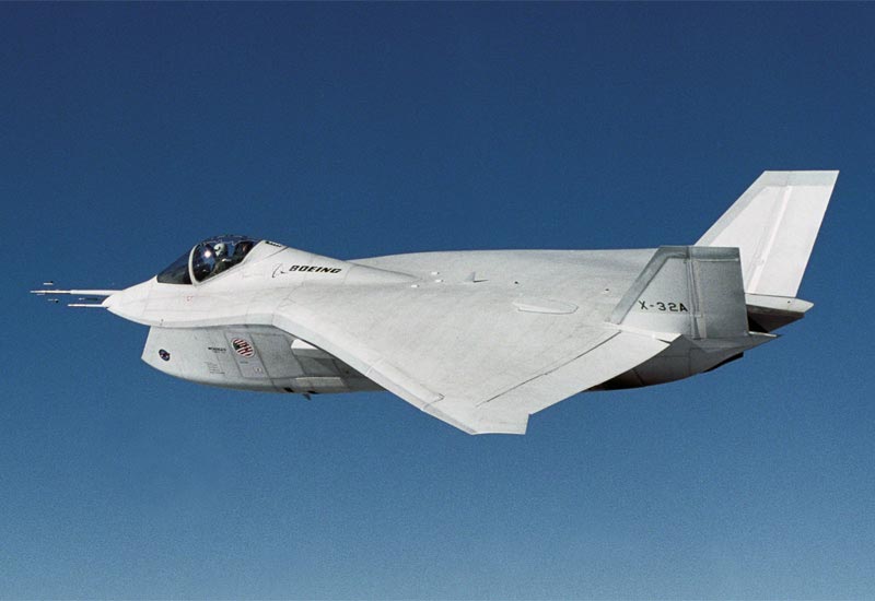 Image of the Boeing X-32 JSF (Joint Stike Fighter)