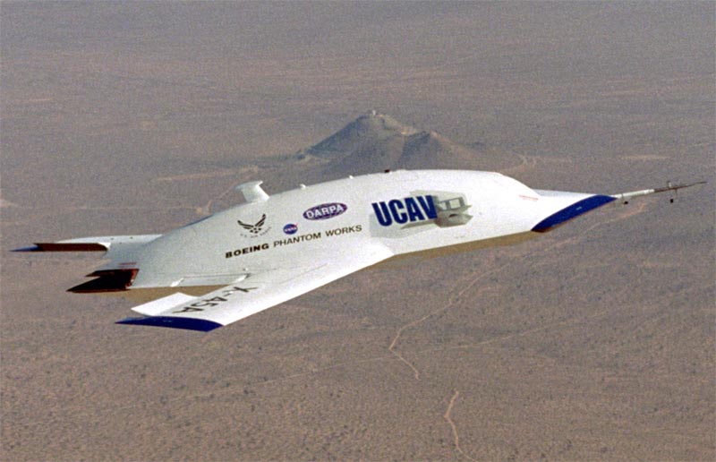 Image of the Boeing X-45