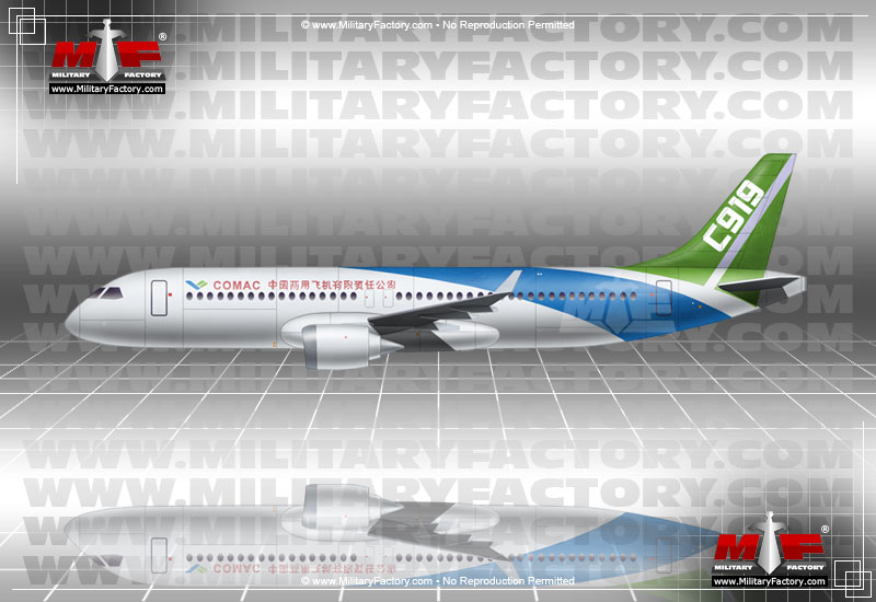 Image of the COMAC C919
