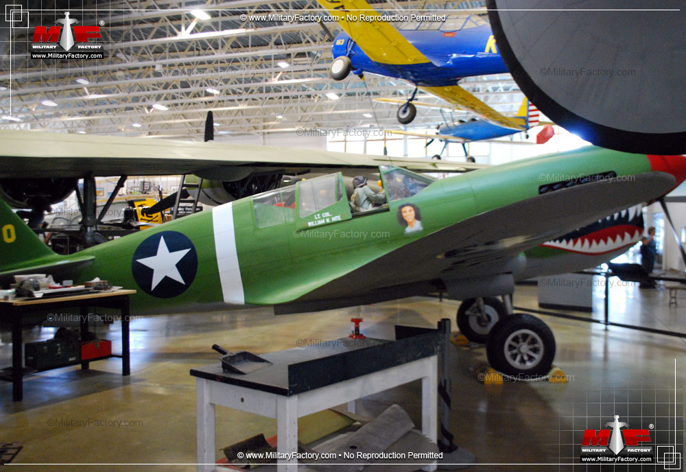 Image of the Curtiss P-40 Warhawk