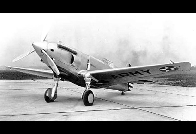 Image of the Curtiss XP-37 (Allison Hawk)