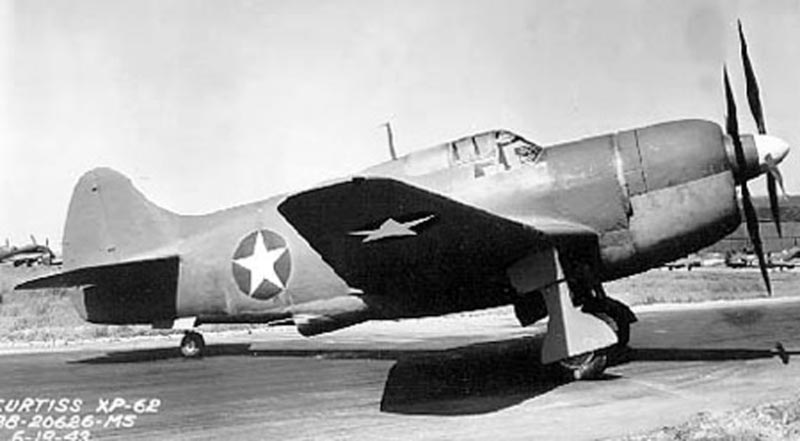 Image of the Curtiss XP-62