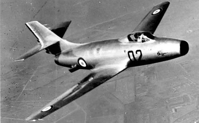 Image of the Dassault MD.450 Ouragan (Hurricane)