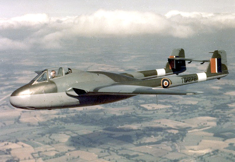 Image of the de Havilland DH.100 Vampire