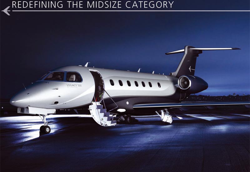 Image of the Embraer Legacy 500