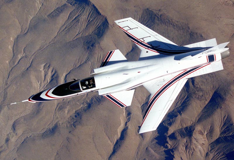 Image of the Grumman X-29