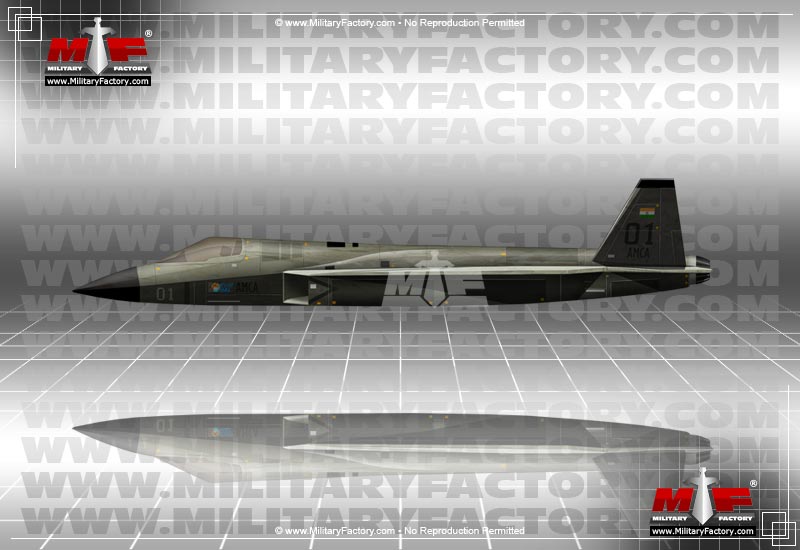 Image of the HAL AMCA (Advanced Medium Combat Aircraft)