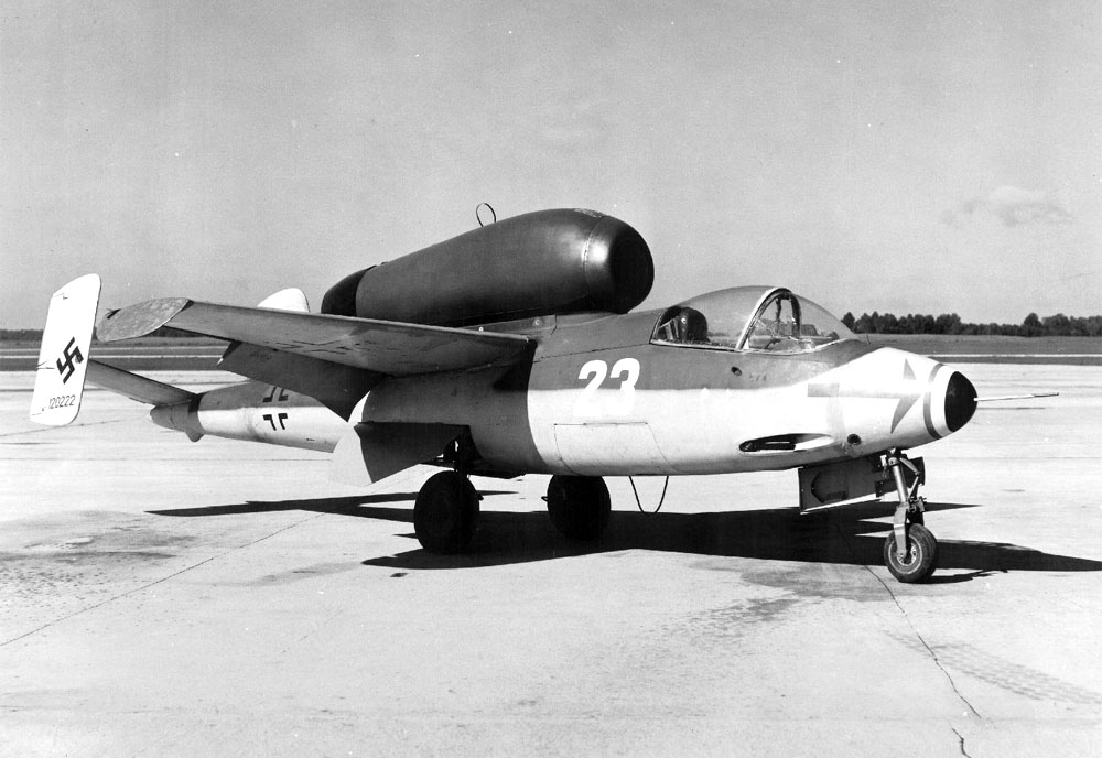 Image of the Heinkel He 162 Volksjager (Peoples Fighter)