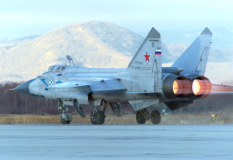 Image of the Mikoyan MiG-31 (Foxhound)