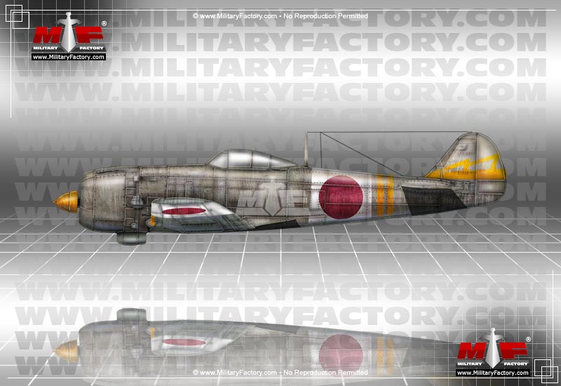 Image of the Nakajima Ki-84 Hayate (Frank)