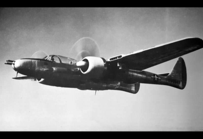 Image of the Northrop XP-61E (Black Widow)