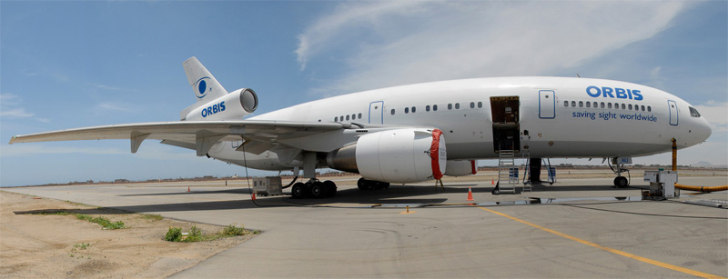Image of the ORBIS International DC-10 (Flying Eye Hospital)
