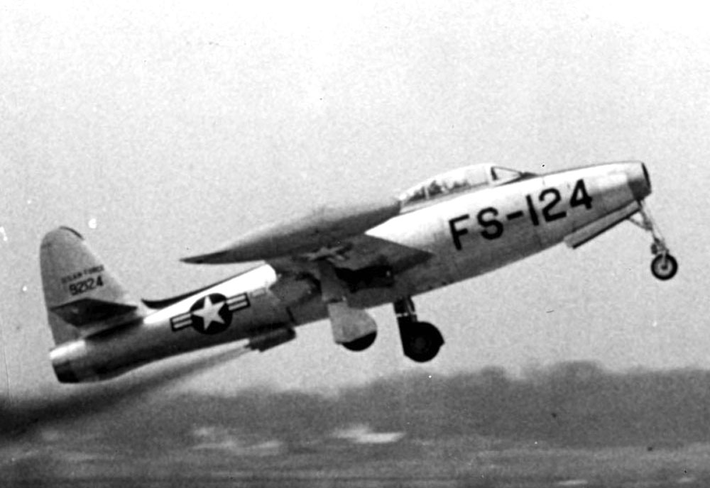 Image of the Republic F-84 Thunderjet