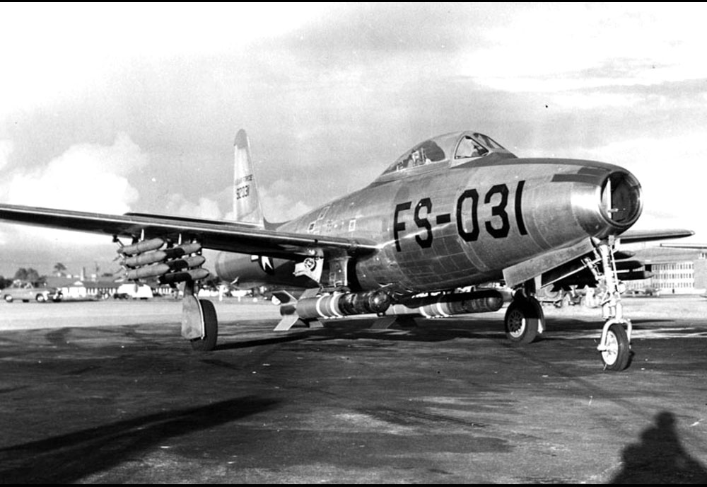 Image of the Republic F-84 Thunderjet