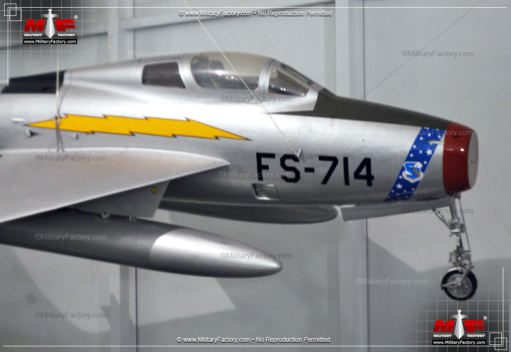 Image of the Republic F-84 Thunderstreak