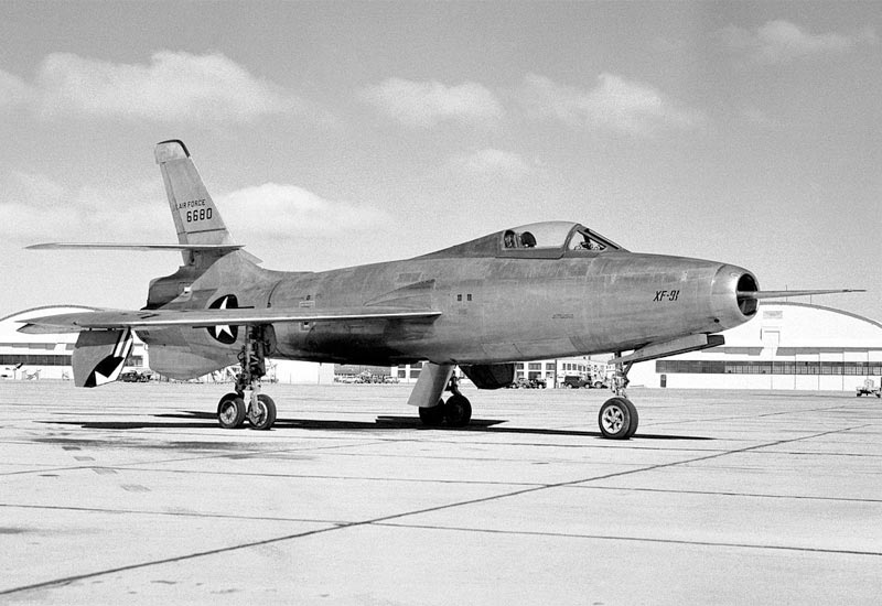 Image of the Republic XF-91 Thunderceptor