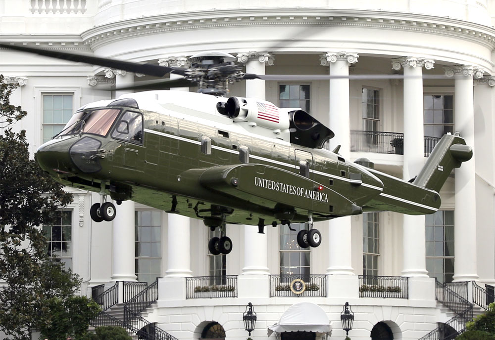 Image of the Sikorsky VH-92 (Marine One)
