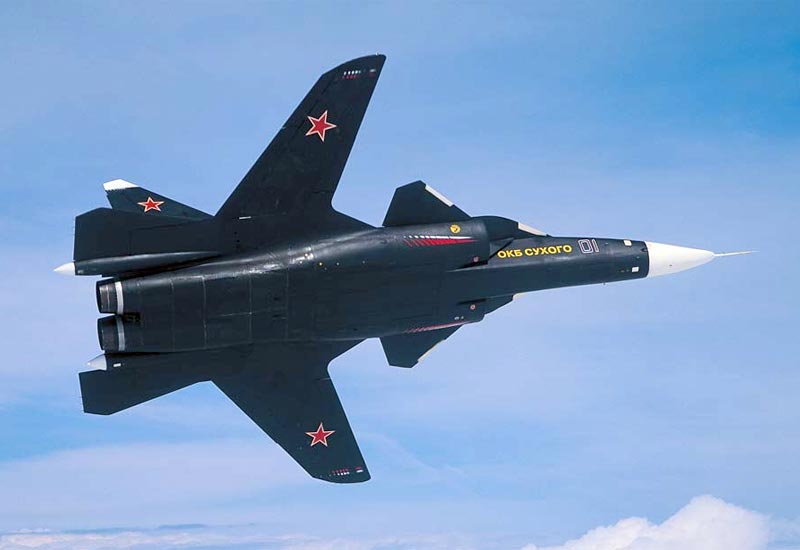 Image of the Sukhoi Su-32/37/47 Berkut (Golden Eagle)