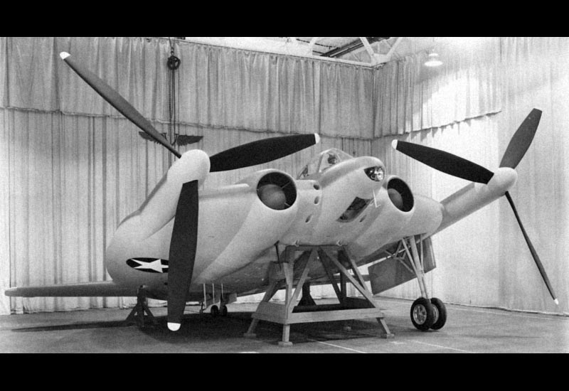Image of the Vought XF5U (Flying Flapjack)
