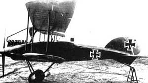 Left side view of the Albatros J.I ground-attack fighter