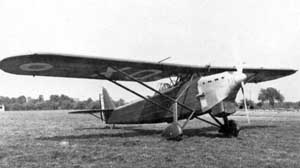 Front right side view of the ANF les Mureaux 113 biplane fighter