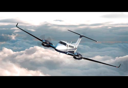 Image from official Beechcraft marketing materials; King Air 360 pictured.