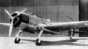 Front left side view of the Breda Ba.64 aircraft at rest
