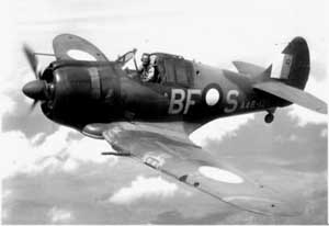 Left front view of the CAC Boomerang in flight