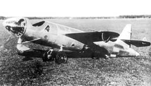 The only known photograph of the Heinkel He 176 rocket plane