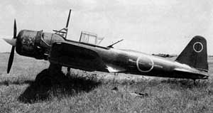 Left side profile view of the Mitsubishi Ki-51 Sonia at rest