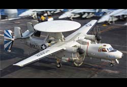 Picture of the Northrop Grumman E-2D Hawkeye