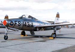 Picture of the Republic F-84 Thunderjet