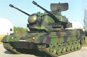 Image of the Flugabwehrkanonenpanzer Gepard (Flakpanzer)