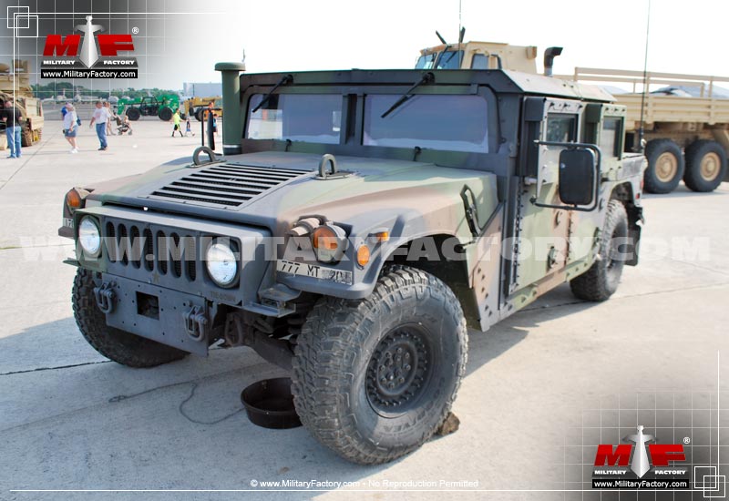 Image of the HMMWV M1114 UAH (Up-Armored Humvee)